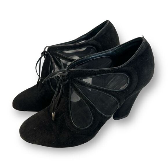 Marc Jacobs Black Heeled Shoes Size 38.5 - Picture 3 of 9